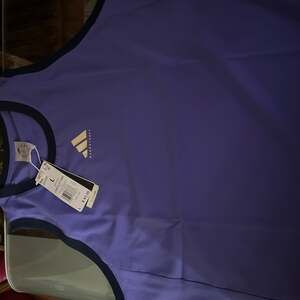 adidas Women's Crazylite Basketball Tank Top Purple L